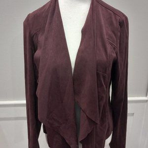 Kut From The Kloth Women Faux Suede Open Front Jacket Size Medium